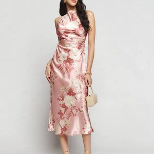 Reformation Casette Silk Dress - Size 0 (LIKE NEW)